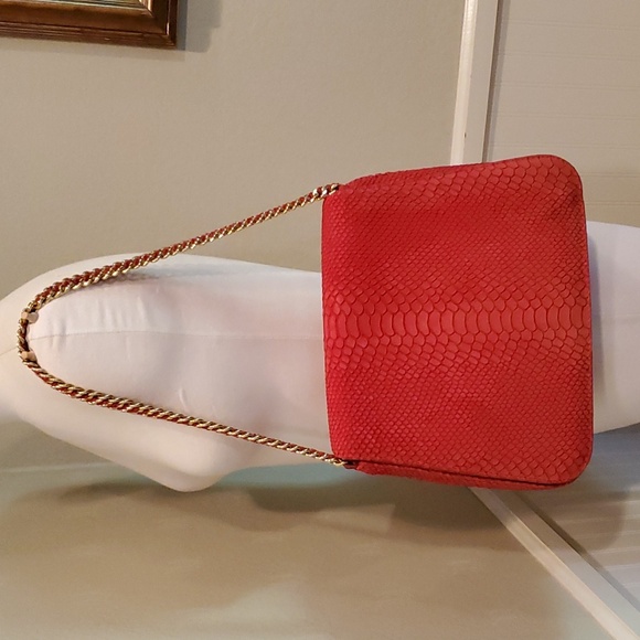 Cashhimi snake embossed suede bag - Picture 3 of 14